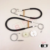 BMW X3 MK2 F25 2010-2014 Makyajsız Kasa 51337267102 İçin Ön Sağ Kapı Cam Kriko Tamir Seti thumbnail 2