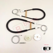 BMW X3 MK2 F25 2010-2014 Makyajsız Kasa 51337267101 İçin Ön Sol Kapı Cam Kriko Tamir Seti thumbnail 1