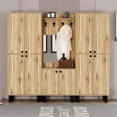 Ferda-1-3-3 Bohem Ayaklı Aynalı Ayakkabılık Portmanto Vestiyer thumbnail 1