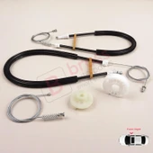 BMW X3 MK2 F25 2010-2014 Makyajsız Kasa 51337267102 İçin Ön Sağ Kapı Cam Kriko Tamir Seti thumbnail 4