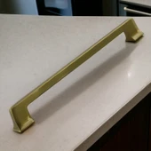 Gediz Metal Antik Sarı Kulp 224 mm Mobilya Çekmece Mutfak Dolabı Dolap Kapak Kulpları Kulb Kulpu - 6