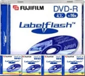 Fujifilm Dvd-r Labelflash Plastik Kutulu 25 Adet - 1