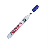 Snowman Permant Markör Kesik Uç Mavi thumbnail 1