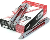 Uni-Ball Ubn-178 Vision 08 Mm Kırmızı Tükenmez Kalem - 3