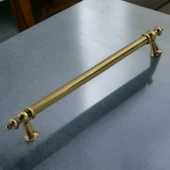 Osmanlı Metal Antik Sarı Kulp 192 mm Mobilya Çekmece Mutfak Dolabı Dolap Kapak Kulpları Kulb Kulpu thumbnail 5