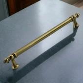 Osmanlı Metal Antik Sarı Kulp 192 mm Mobilya Çekmece Mutfak Dolabı Dolap Kapak Kulpları Kulb Kulpu thumbnail 6