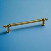 Osmanlı Metal Antik Sarı Kulp 192 mm Mobilya Çekmece Mutfak Dolabı Dolap Kapak Kulpları Kulb Kulpu thumbnail 7