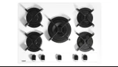TEKA GBC 75030 WH BEYAZ 70 CM. 5 GÖZLÜ GAZLI ANKASTRE CAM OCAK - 1