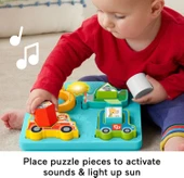 Fisher Price Sesli ve Işıklı Arabalar Puzzle HRP31 - 5