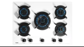 TEKA GBC 75030 WH BEYAZ 70 CM. 5 GÖZLÜ GAZLI ANKASTRE CAM OCAK - 2