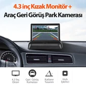Oto Geri Görüş Kamera Seti Katlanır Monitör ve Arka Kamera N11.300 - 1