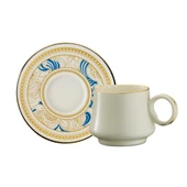 Sandro Moreno 1453 Şal Yüzük Gold 12 Parça 6 Kişilik Kahve Fincan Takım 90 Ml Ar211728 - 3
