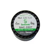 Sentronic SAC0307 Lehim Teli - 1mm, 500g, Kurşunsuz, %2.2 Flux - 1