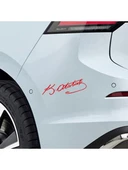 K.Atatürk İmzalı Oto Sticker Küçük Kırmızı 20x5cm - 4