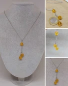 Sitrin Taşı Zincirli Kolye (9396) thumbnail 1