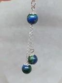 Azurit Taşı Zincirli Kolye (14250) thumbnail 5