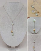 Amazonit Taşı Zincirli Kolye (9442) thumbnail 1