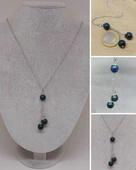 Azurit Taşı Zincirli Kolye (14250) thumbnail 1