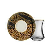Sandro Moreno 1453 Kariye Gold 12 Parça 6 Kişilik Çay Seti 110 Ml Ar211445 - 7