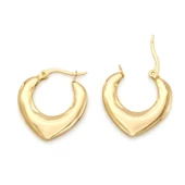 Çelik Küpe Altın Kaplama Kadın Kalpli Model UNK-820 thumbnail 1