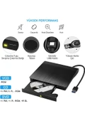 ANAWAY SHOPPİNG Harici USB 3.0 Taşınabilir CD DVD Yazıcı Okuyucu Windows Mac Dizüstü Masaüstü Bilgisayar - 5