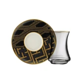 Sandro Moreno 1453 Kariye Gold 12 Parça 6 Kişilik Çay Seti 110 Ml Ar211445 - 6