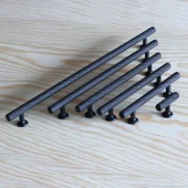 10 Adet Doruk Kulp Mobilya Mutfak Dolabı Çekmece Dolap Kapak Kulpu Kulbu Siyah 128 Mm-12.8 Cm Metal - 8