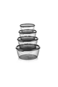Trade Bazaar Yuvarlak Saklama Kabı 4'lü (300-700-1100-1750 ml) - 1