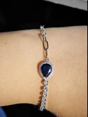 SilverPoint Damla Taşlı Bileklik thumbnail 1