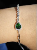 SilverPoint Damla Taşlı Bileklik thumbnail 1