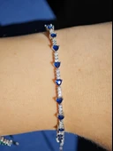 SilverPoint Renkli Zirkon Taşlı Bileklik thumbnail 1