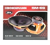 Boschmann BM 69 Oval Midrange 150W RMS 900W Maksimum Kapaklı - 2