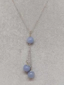 Angelit Taşı Zincirli Kolye (36020) thumbnail 5