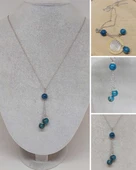 Apatit Taşı Zincirli Kolye (9342) thumbnail 1