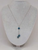 Apatit Taşı Zincirli Kolye (9342) thumbnail 2