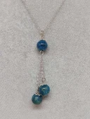 Apatit Taşı Zincirli Kolye (9342) thumbnail 5