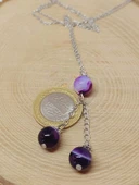 Akik Taşı Zincirli Kolye (23585) - 3