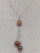 Rodonit Taşı Zincirli Kolye (36030) thumbnail 5