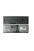 Lenovo ile Uyumlu MP-13Q1, MP-13Q16TQ-686 Işıklı Klavye Gümüş Gri TR - 1