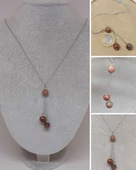 Rodonit Taşı Zincirli Kolye (36030) thumbnail 1