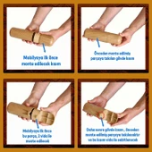 Mobilya Kanepe TV Ünitesi Koltuk Ayağı Baza Ayakları Ahşap Desenli Kahverengi Ceviz 15 cm thumbnail 6