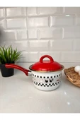 Sezka Life Rafadan Yumurta Pişirme Haşlama Tenceresi Ve Sos Tenceresi Emaye Tava 12 CM - 1