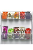 Akkoyunlu home 12'li Set Buzdolabı & Kapak Içi Düzenleyici, Organizer Kutu - BDD-458 - 2