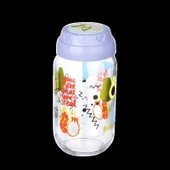Vintage  Dekoratif  Desenli Cam Kavanoz 1000 Ml - 33,8 Oz - Avokado - 3