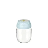 3lü Set Vintage Dekoratif Desenli Cam Kavanoz 425ml - 14,3 Oz - 4