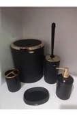 Akkoyunlu home 5 Parça Banyo Seti Gold - 1