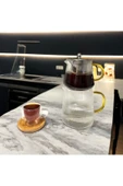 Akkoyunlu home Pinterest Çizgili Cam Çaydanlık - 2