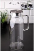 çerçi Cam Sürahi Borosilikat 1 Ltr (BUZDOLABI KAPAK RAFINA SIĞAR) - 1