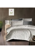 Akkoyunlu home White Square Çift Kişilik Nevresim Takımı (NEVRESİM,ÇARŞAF,YASTIK) Takımı 2 Kişilik - 1