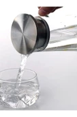 Akkoyunlu home 1400ml Metal Kapaklı Merida Cam Sürahi Cam - 3